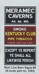 184-1253 #4 BARN SIGN DECALS