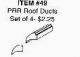 718-49 PRR ROOF DUCTS